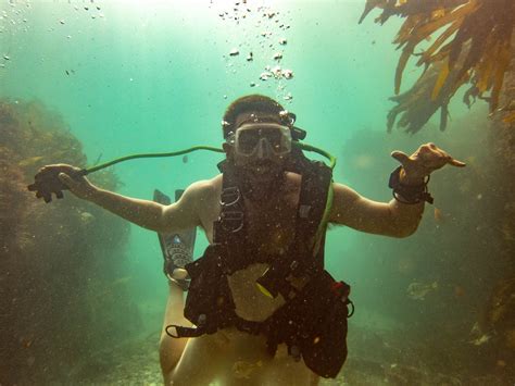 scuba naked|My 100th Dive (aka Naked Dive) At Shaws Cove